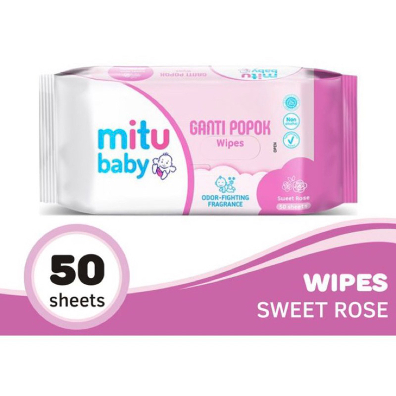 Buy one get one tissue basah mitu 50S