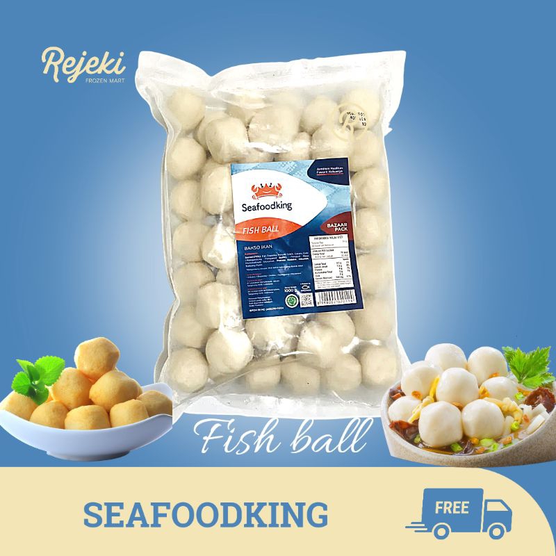 

Seafoodking Mushroom Fish Ball Bakso Ikan Kenyal / Lobster / Salmon - Rejeki Frozen Mart