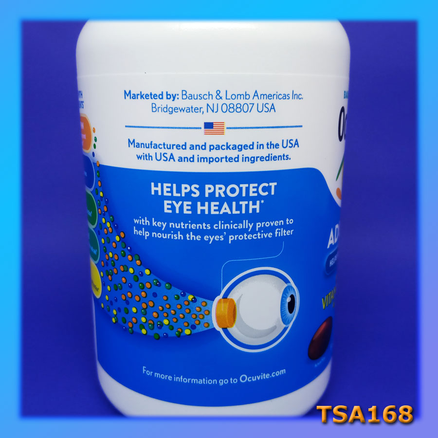 Ocuvite Eye Vitamin Mata &amp; Mineral Supplement Adult 50+ 150 Mini sg