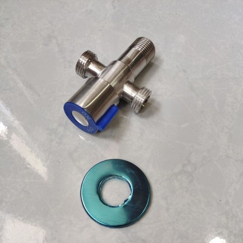 kran shower stenlees double KD028/ stop kran shower KD028