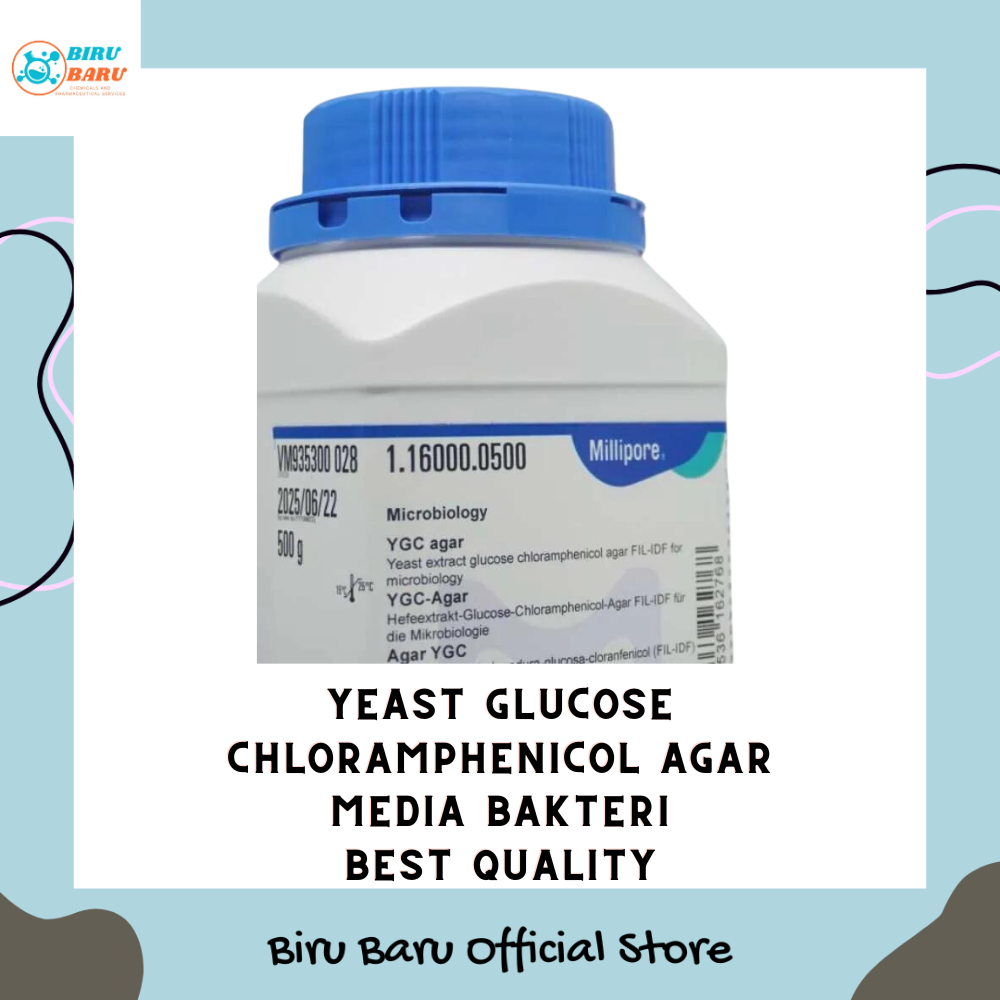 YEAST GLUCOSE CHLORAMPHENICOL AGAR MERCK PER 10 GRAM YGCA BEST QUALITY