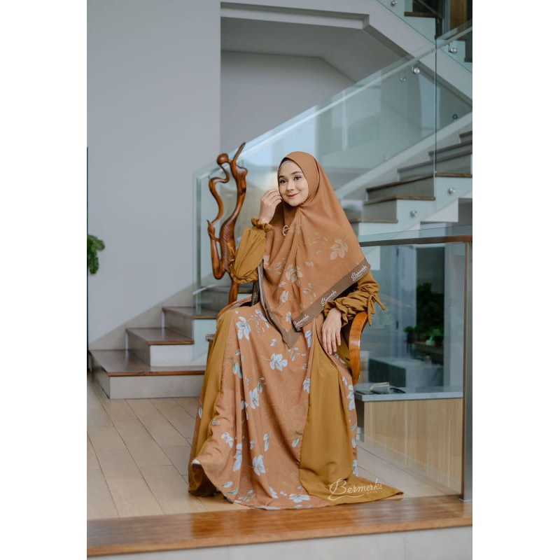 Gamis Nura Set Syar'i by Bermerks | Gamis Set Bermerks
