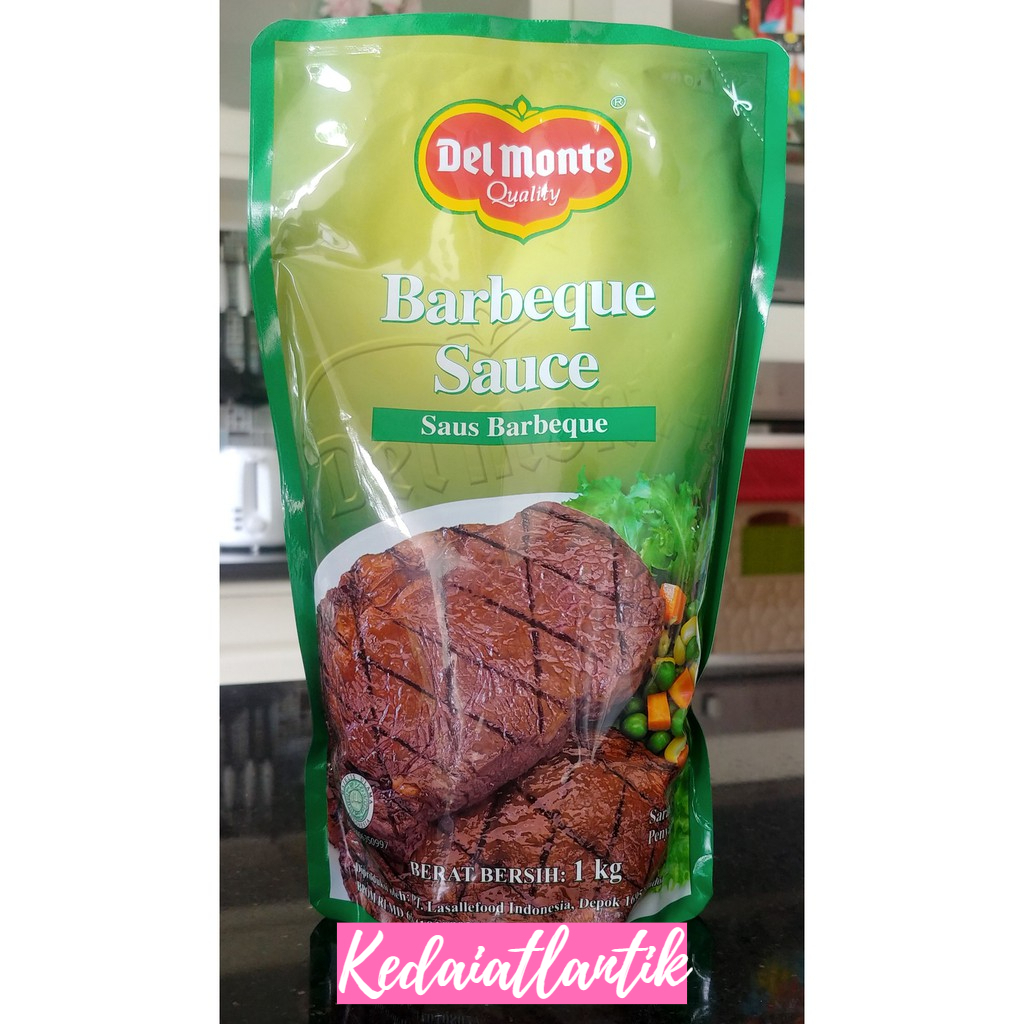 

Delmonte Barbeque Saus BBQ 1kg Refill Standing Pouch - 1 kg- - 250gr