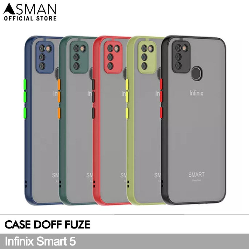 Asman Case Infinix Smart 5 Fuze Premium Shield Protector