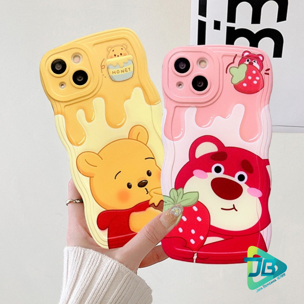 CUSTOM SOFTCASE WAVE GELOMBANG CLEAR CUSTOM LOTSO AND FRIEND FOR XIAOMI REDMI 4A 5A 6A 8 9A 9C 10A 10 10C NOTE 5A PRIME 8 9 10 11S 11 PRO PLUS POCO C40 M3 M4 M5 X3 PRO MI A1 PLUS 2022 JB8616