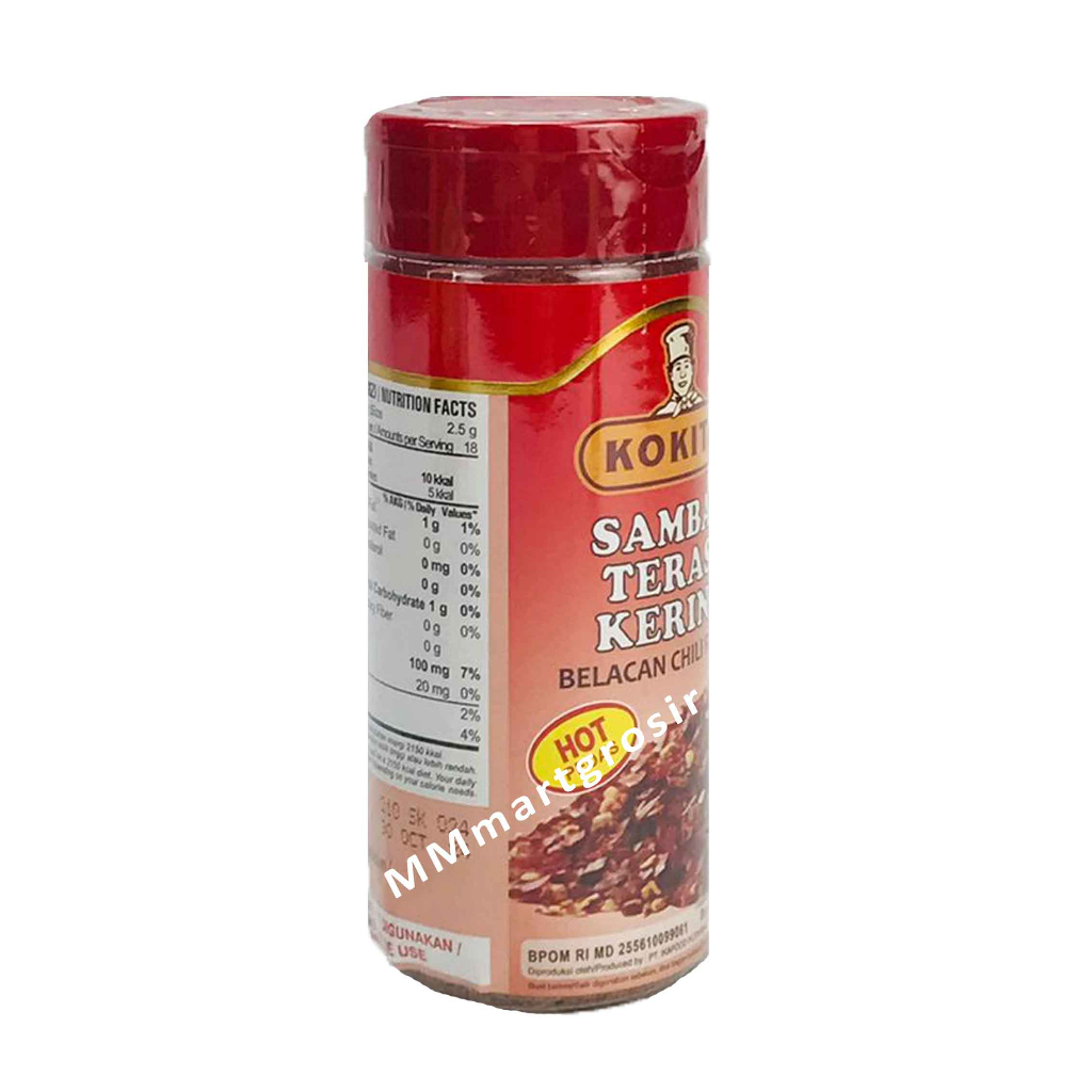 Kokita/ Sambal Terasi Kering/ Belacan Chili Flakes/ 80gr