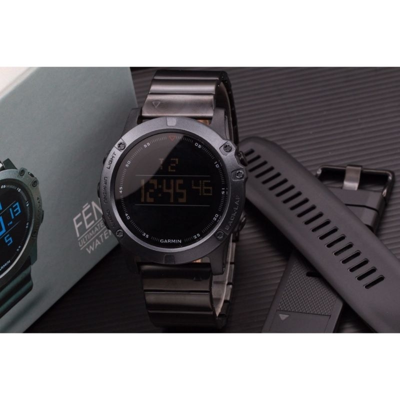 SS.id READY JAM TANGAN PRIA GARMIN FENIX 5X / JAM GARMIN DOUBLE STRAP.