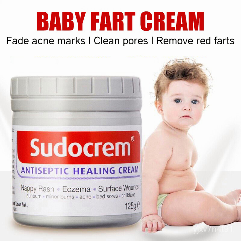 Sudocrem Baby Antiseptic Healing Cream 125 gr - Krim Perawatan Bayi Sudocrem / Jerawat Ruam Popok Cream / Diaper Rash Cream /Tidak ada Iritasi Alergi - Baby Care Cream Baby Cream