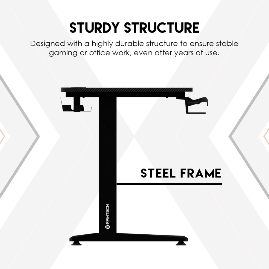 Fantech GD214 / GD-214 Tigris RGB Gaming Desk Premium Material