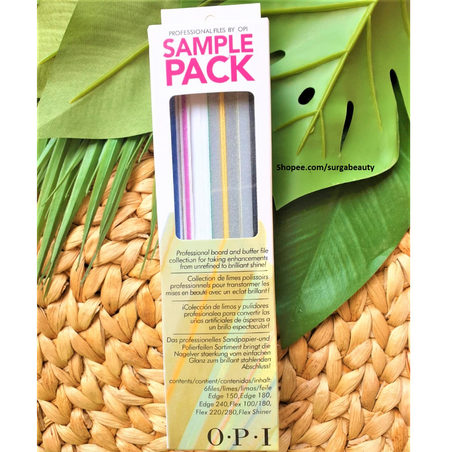 6 PCS - Set Nail File Sample Pack Set Nail Buffer file buffer nail edge file nail flex file nail shi