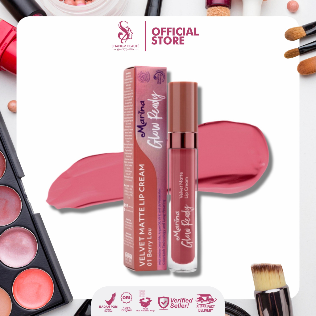 Marina Glow Ready Velvet Matte Lip Cream