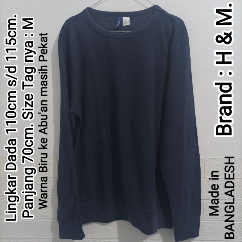 CREWNECK/HOODIE/SWEATER/JAKET PRIA/WANITA BRAND DIVIDED H&M PRELOVED.