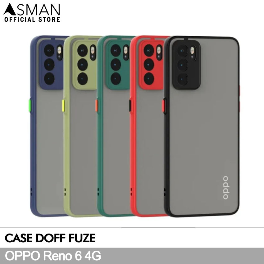 Asman Case Oppo Reno 6 4G Fuze Premium Shield Protector