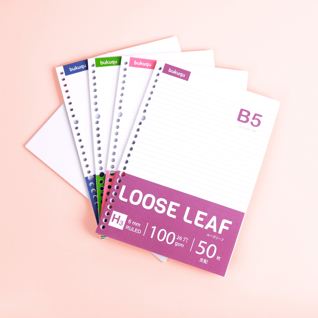 

Loose Leaf B5 - HVS 100 gsm Kertas Binder