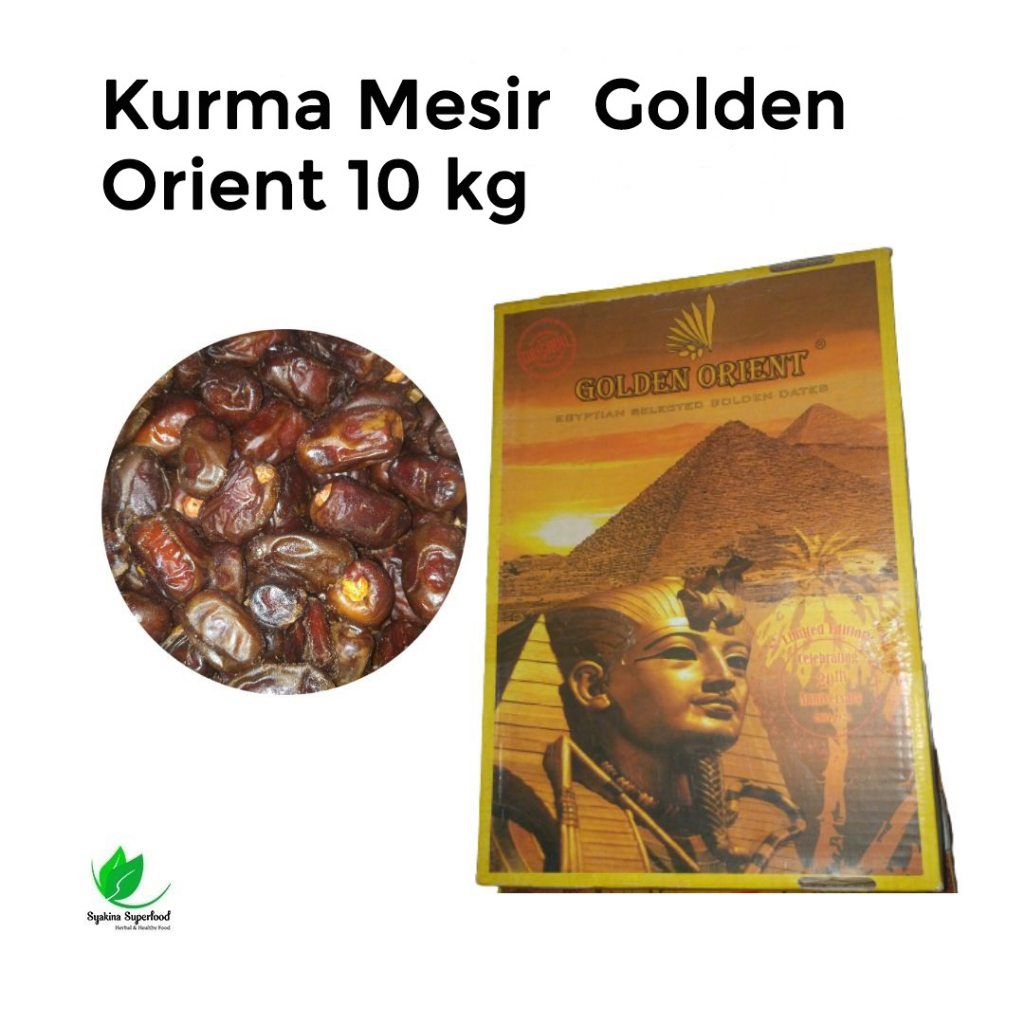 

Kurma Golden Orient (Mesir) Asli Premium 10kg