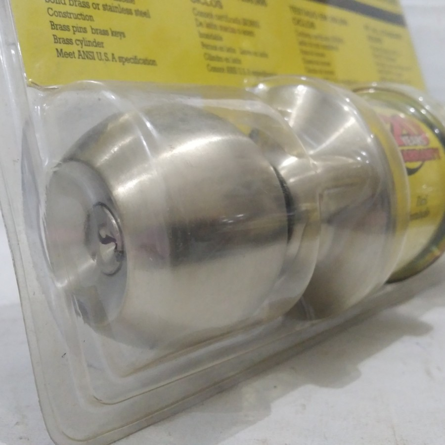 Gagang kunci Handle pintu kamar mandi bulat round Bathroom silinder door lock set