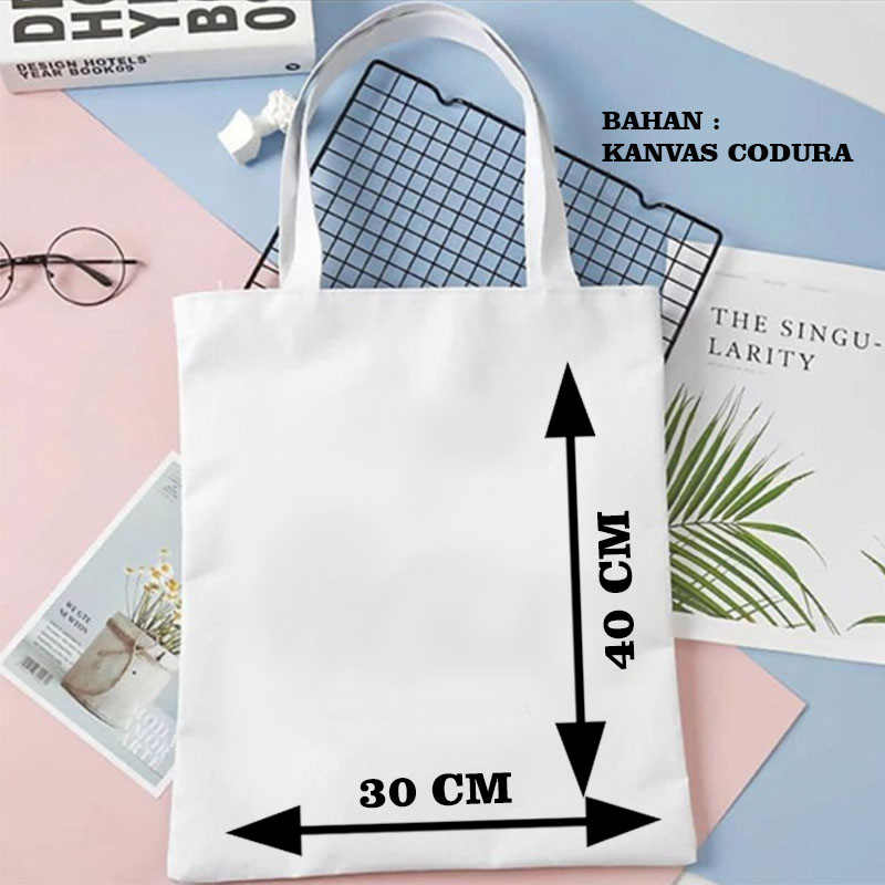 Totebag Tote bag Hello Kitty Lucu Tas Serut Kanvas Wanita Goodie Bag Souvenir Ulang Tahun Anak Cewek Aesthetic Korea