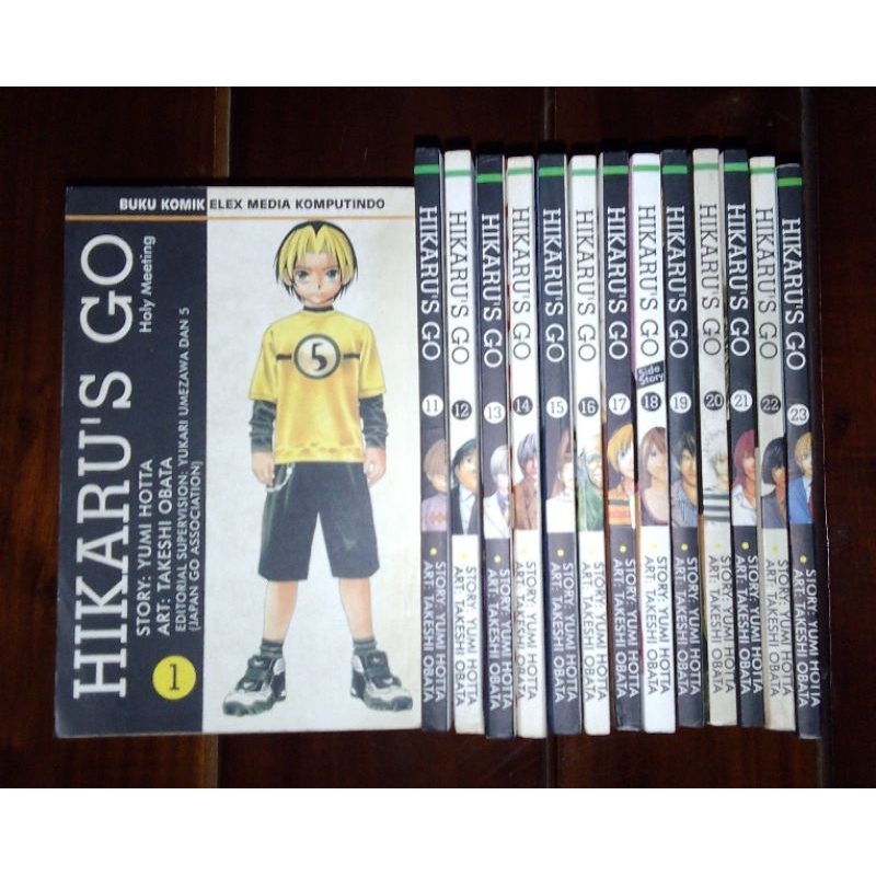 KOMIK Set Hikaru's Go (Hikaru no Go) 1-23 Tamat