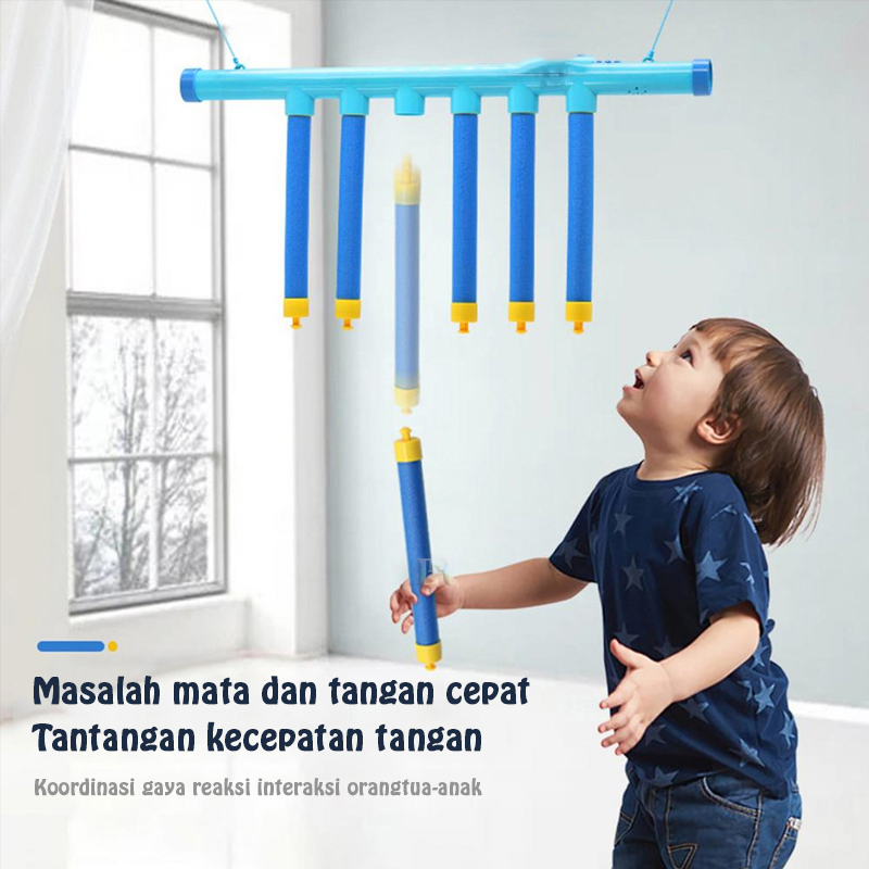 Set Mainan Permainan Stik Jatuh Menyenangkan Pendidikan Sensorik Anak-anak untuk Alat Peraga Kekuatan Kemampuan Reaksi Pelatihan Mainan Keluarga Lucu Anak-anakSet Mainan Permainan Stik Jatuh Menyenangkan Pendidikan Sensorik Anak-anak untuk Alat Peraga