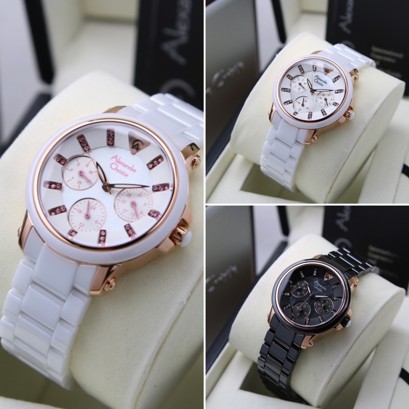 JAM TANGAN ALEXANDRE CHRISTIE AC 2375/AC2375 CERAMIC ORIGINAL