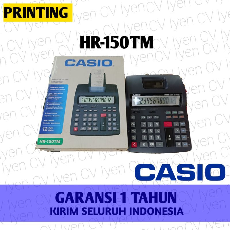 

kalkulator Printing Casio HR-150TM / Casio HR 150TM / casio hr150tm / kalkulator Casio print