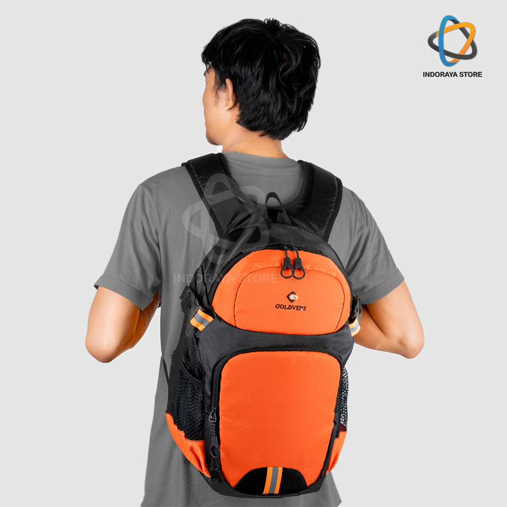 Tas Ransel Pria Backpack Olahraga 35L Tas Waterproof Anti Air Free Raincover Indoraya_store