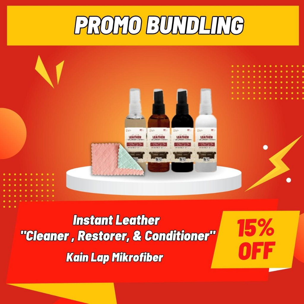 Leather Instan Cleaner Restorer Conditioner Tas, Sofa, Jok Mobil / Melindungi Material Kulit 60ml Spray