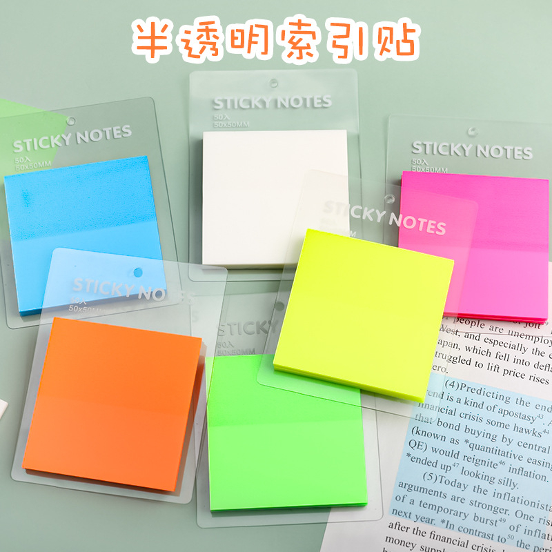

Sticky Notes Bisa Jiplak Transparan Warna Anti Air
