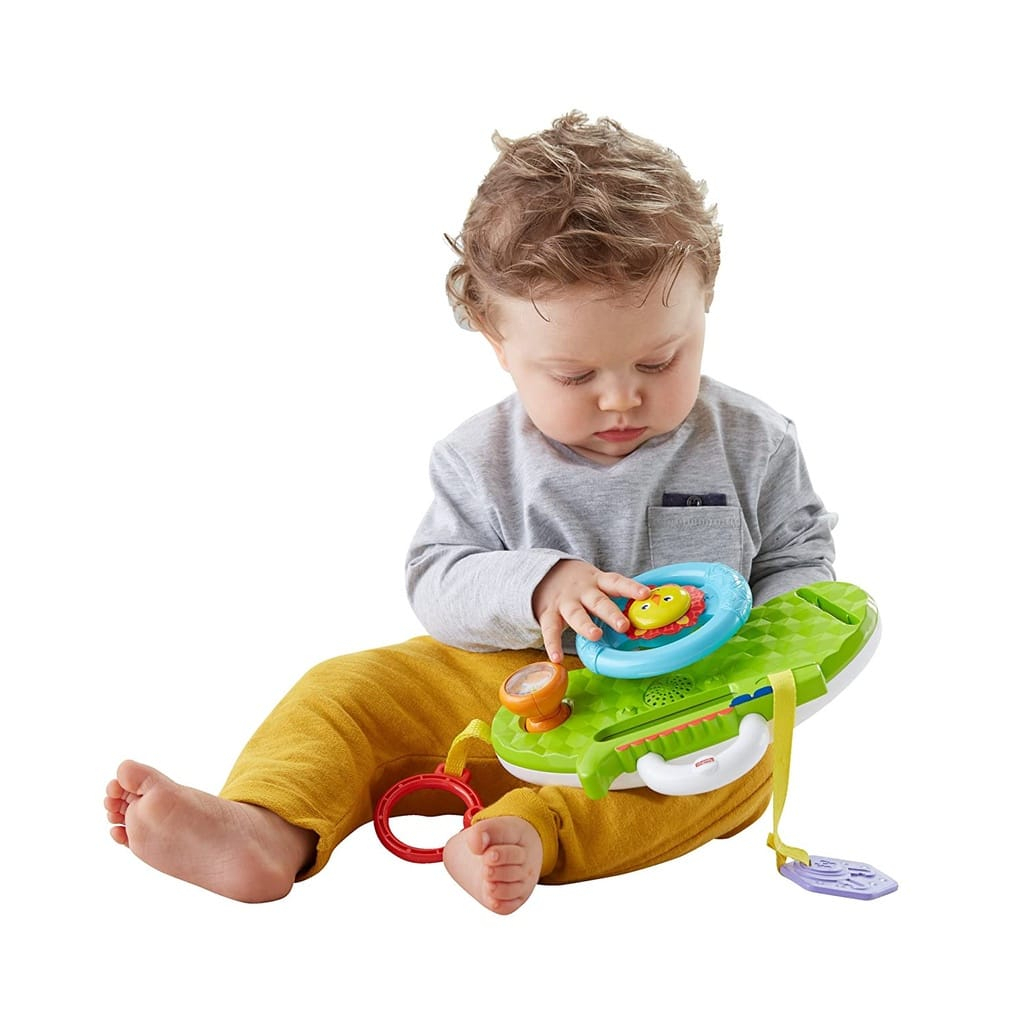 FISHER PRICE (DYW53) ROLLIN AND STORLLIN CAR DASHBOARD MAINAN SETIR MOBIL BAYI