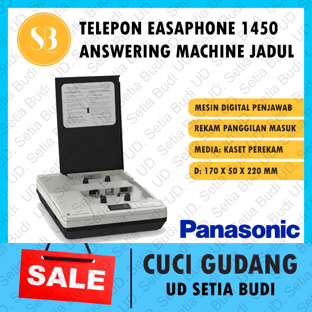 Sistem Penjawab Telepon Otomatis Panasonic Easa-Phone KX-T1450