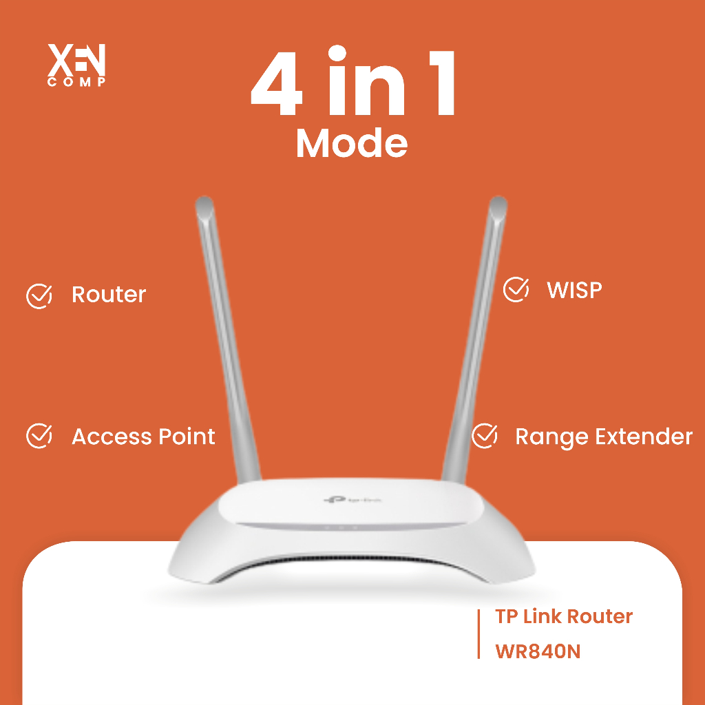 TP-Link Wireless Router WR-840N / WR-820N / WR-844N 300Mbps