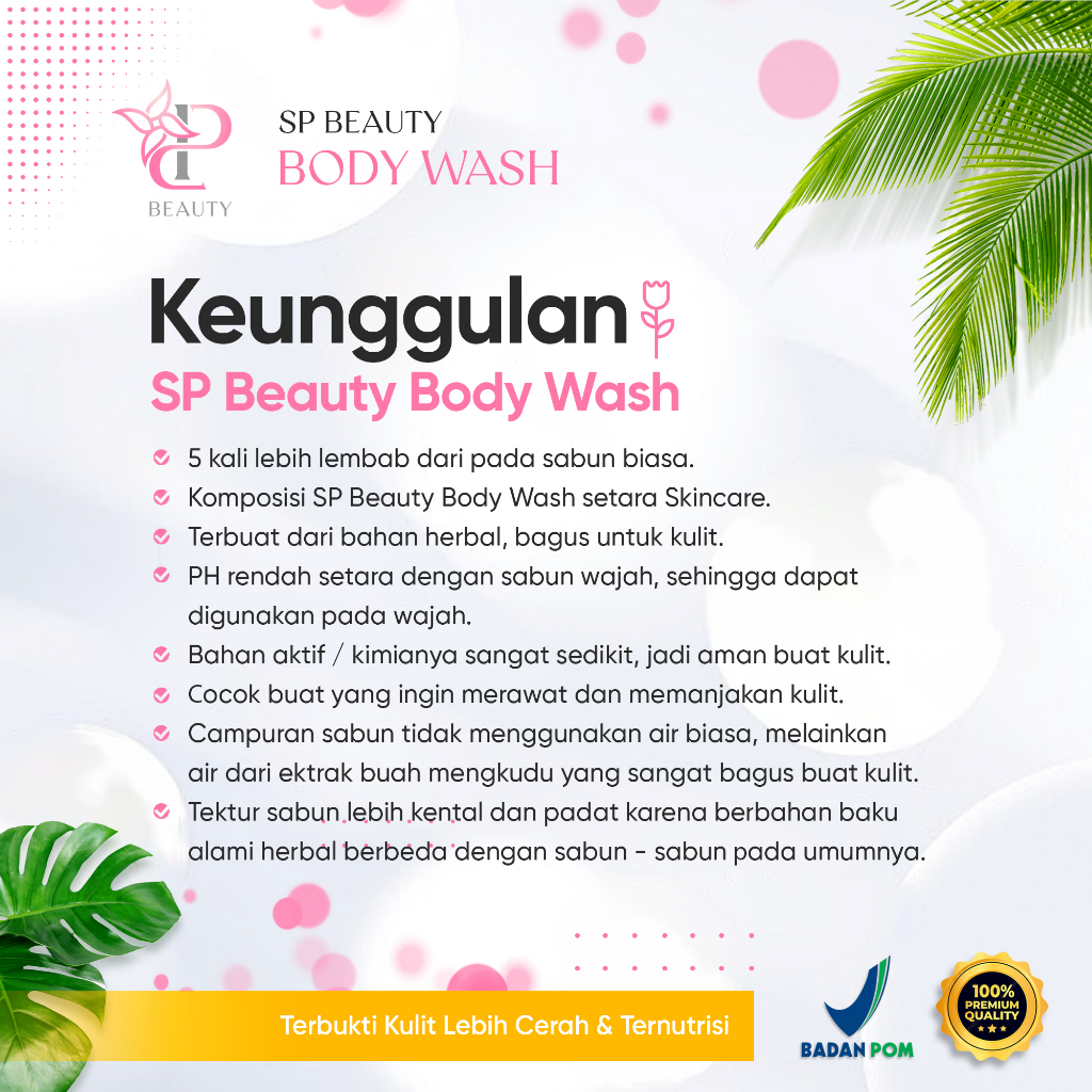 Sp Beauty Body Wash sabun cair herbal. Extra banana250ml vitamin C. A &amp; Collagen. - Sabun mandi cair pemutih badan sabun cair pemutih .sabun cair herbal banana