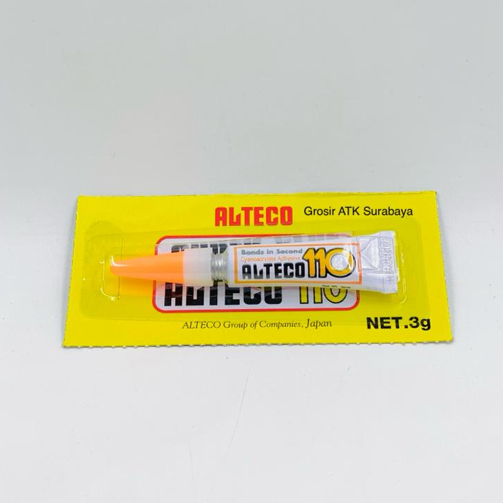 

Lem / Super Glue Alteco 110 3 g / gr / gram Original Asli