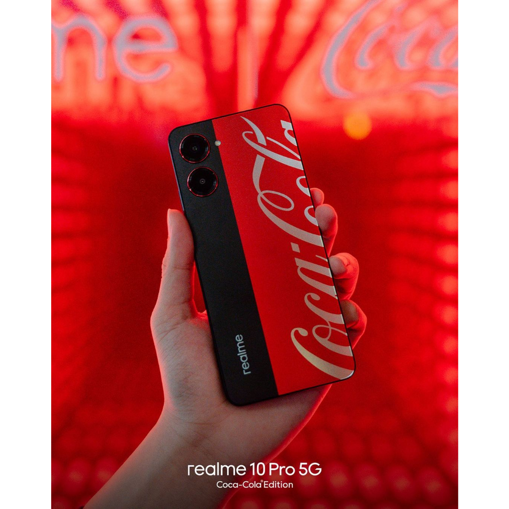 Realme 10 Pro 5G 8/256GB Coca-cola limited edition | New Garansi Resmi