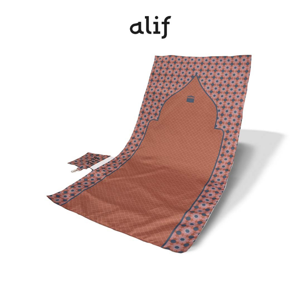 ALIF SAJADAH GENGGAM TRAVEL / SAKU / PORTABLE / WATERPROOF ( ALIF MODERN WEAR SJG-0182 )