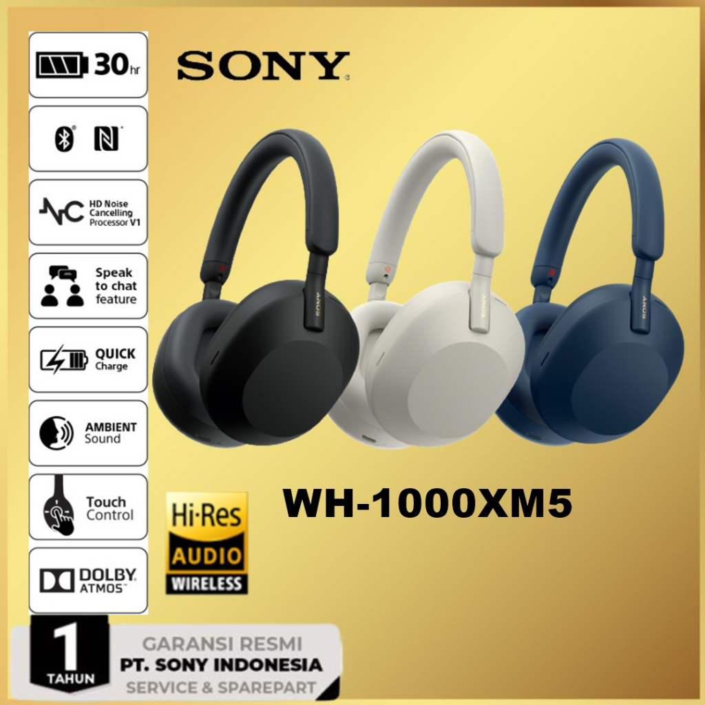 Sony WH-1000XM5 / WH1000 XM5 / WH1000XM5 noise-cancelling headphones