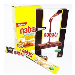 

Wafer Richeese Nabati Cheese | Richoco Chocolate Wafer 20 bks @ 6 Gr