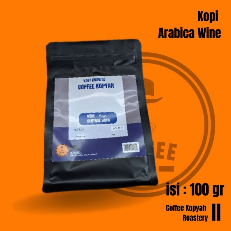 

COD Kopi murah, Coffee Kopyah ,kopi Arabica wine 100 gr.