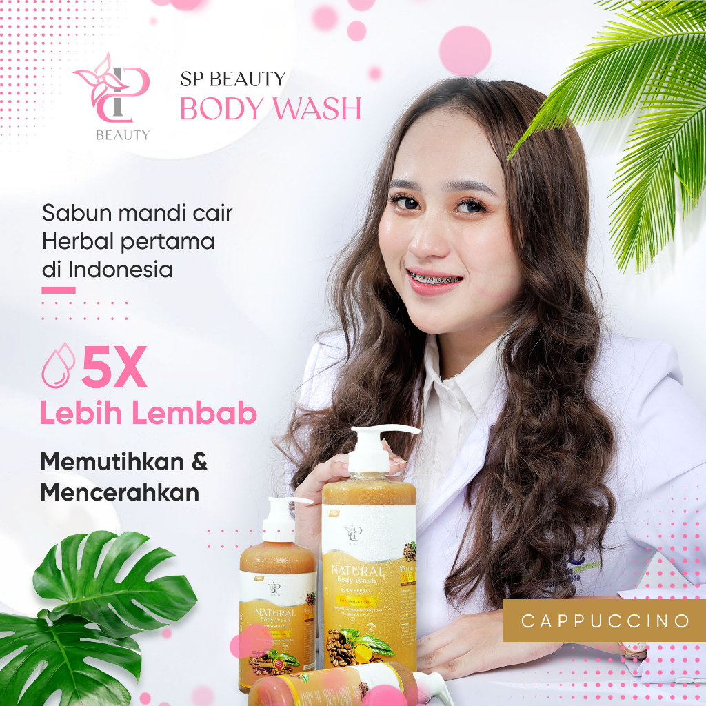 Sp Beauty Body Wash sabun cair herbal 250ml. Extra vitamin C. A &amp; Collagen. - Sabun mandi cair pemutih badan sabun cair pemutih .sabun cair herbal 250ml