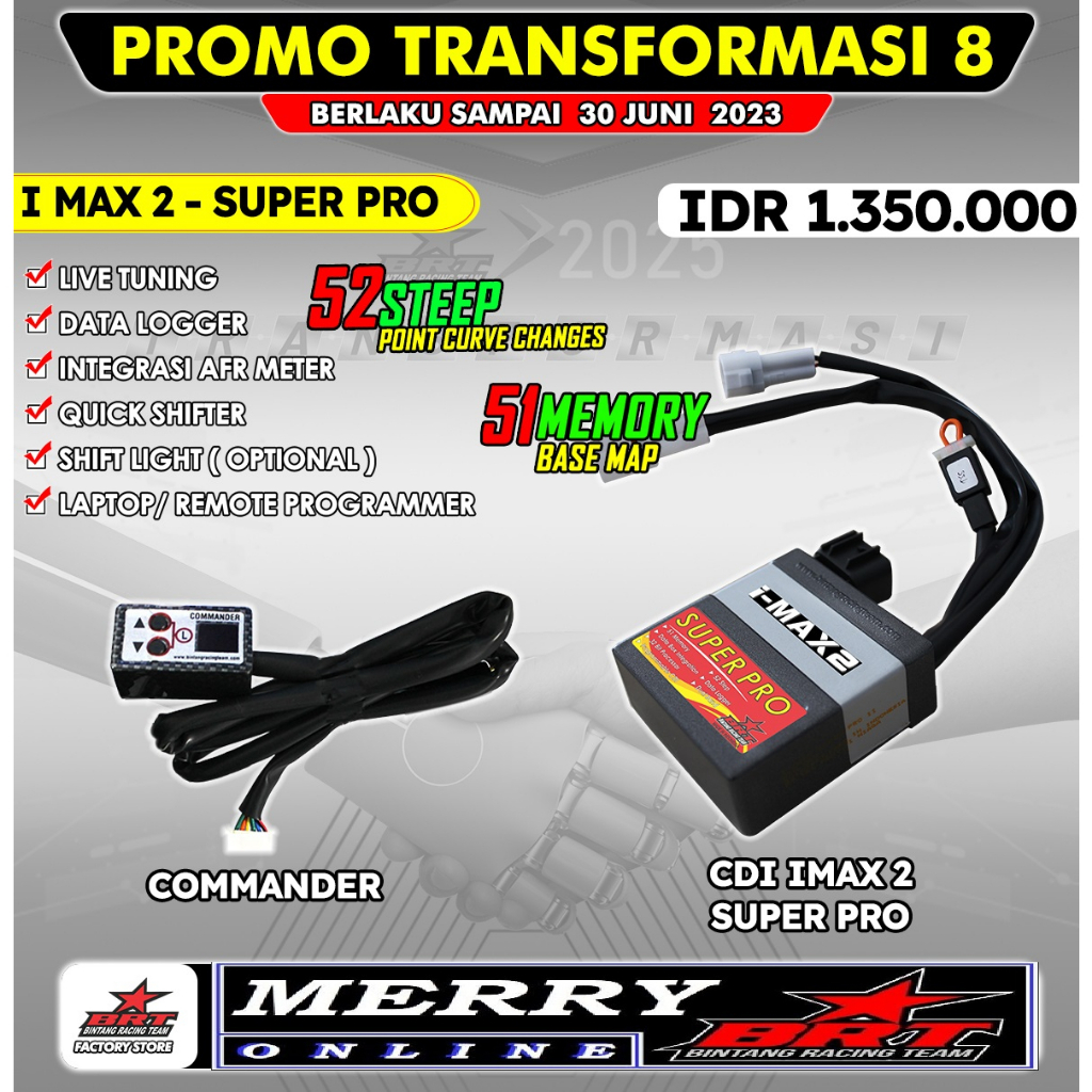 CDI I Max Imax I-Max 2 Super Pro 52 step BRT Yamaha Jupiter Z 115 Vega ZR Mio Old dan Mio Smile