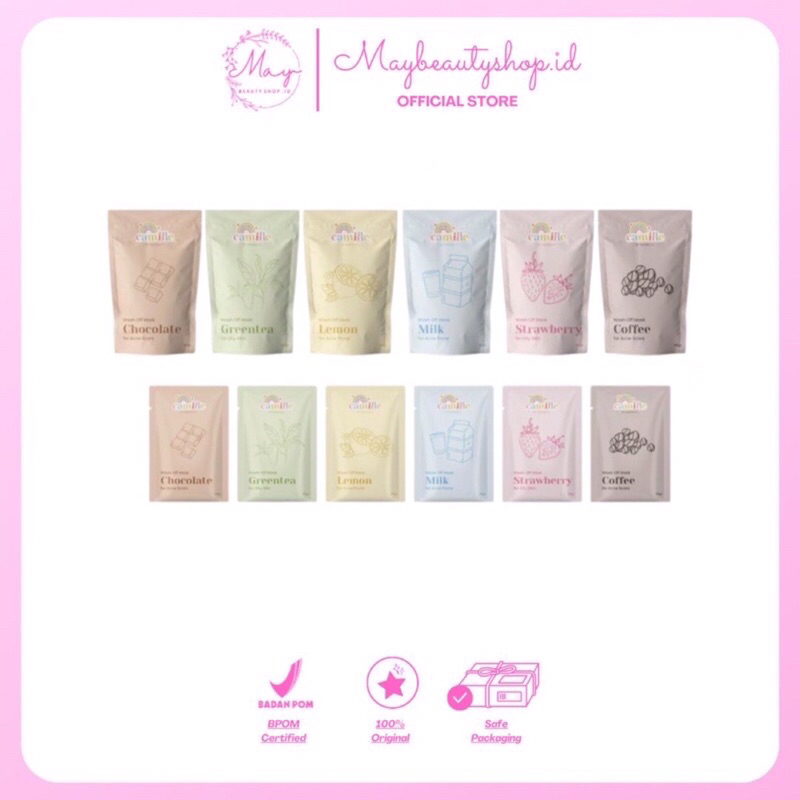 Camille Beauty Organic Mask 65Gr (Masker Camille Beauty)