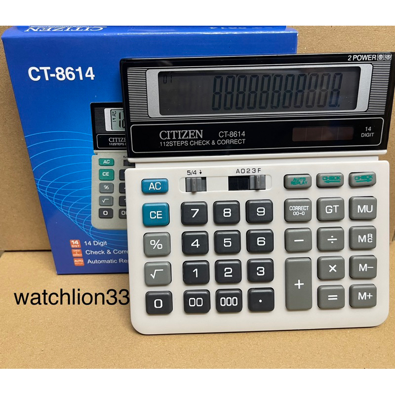 

KALKULATOR MEJA CITIZEN 8614 KALKULATOR 14 DIGIT