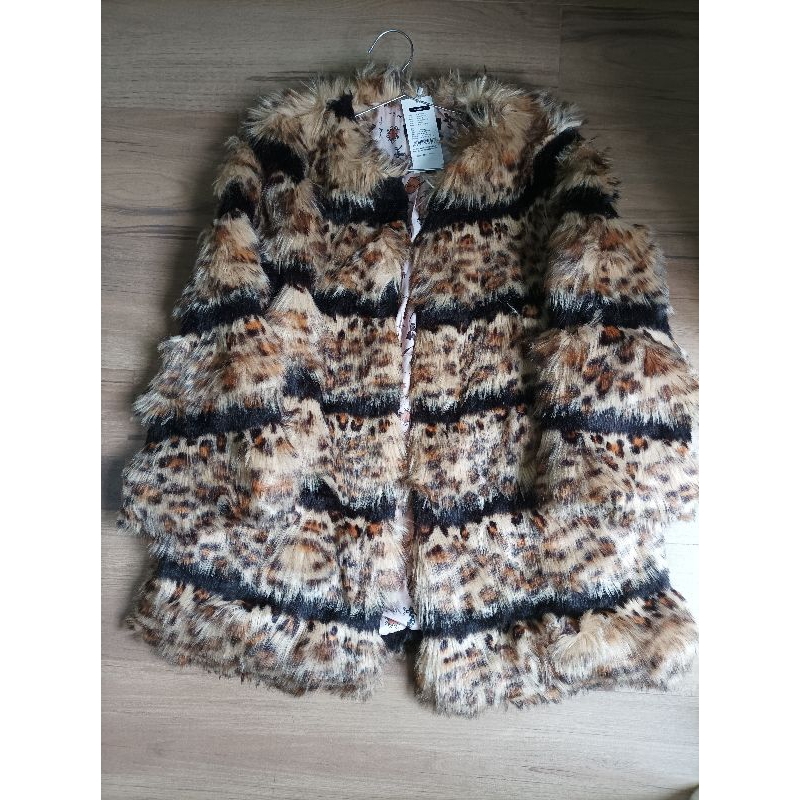 mantel bulu coklat dewasa-baru. Import hongkong