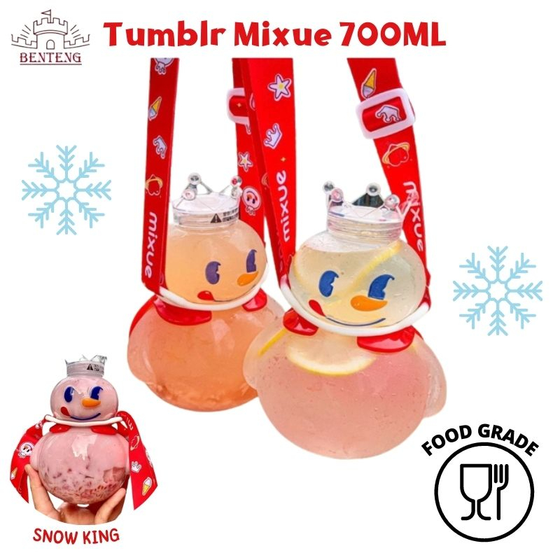 MIX-Tumblr Tempat Minum Mixue Snowking 700ML