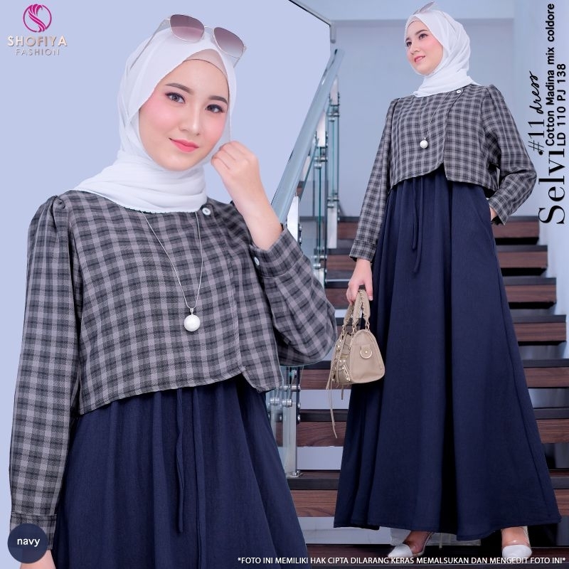 [READY] SELVI BY SHOFIYA GAMIS DRESS BEST SELLER