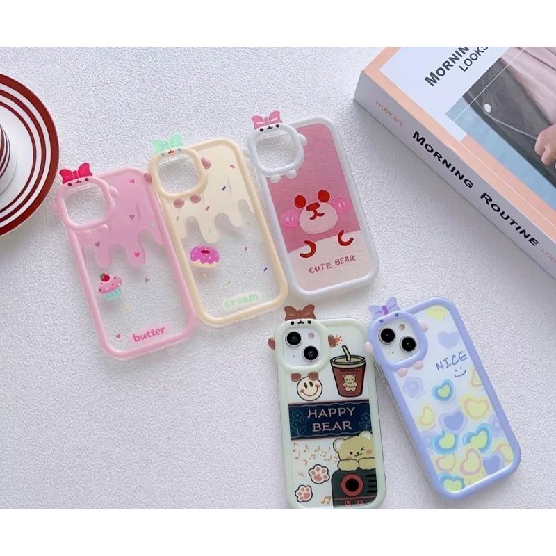 Softcase Cute pita Oppo A15 A15s A57 2022 A77S A17 A17K case monster 3D