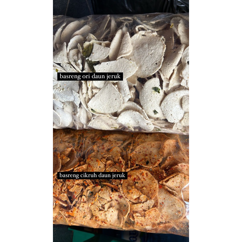 

Basreng Asin Jeruk/Pedas Jeruk