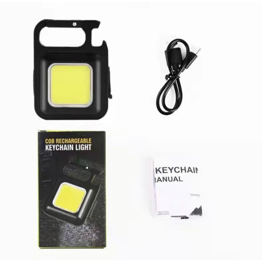 Keychain Light Lampu Mini Gantungan Kunci LED Mini Portable Rechargeable