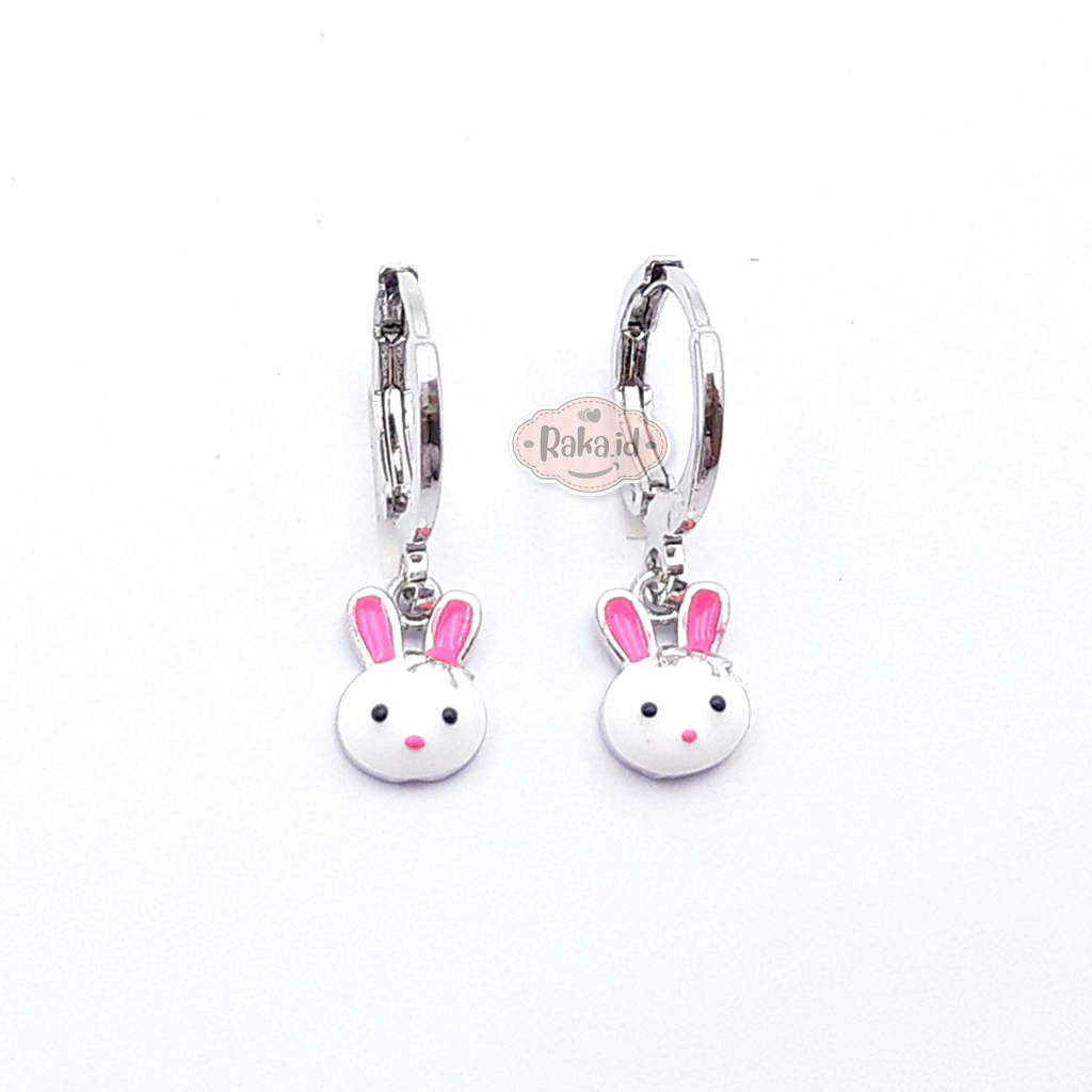 RAKA Acc - Anting Clip / Klip / Anting Anak Kepala Bunny Xuping Meilyn Perhiasan Aksesoris Anak 571