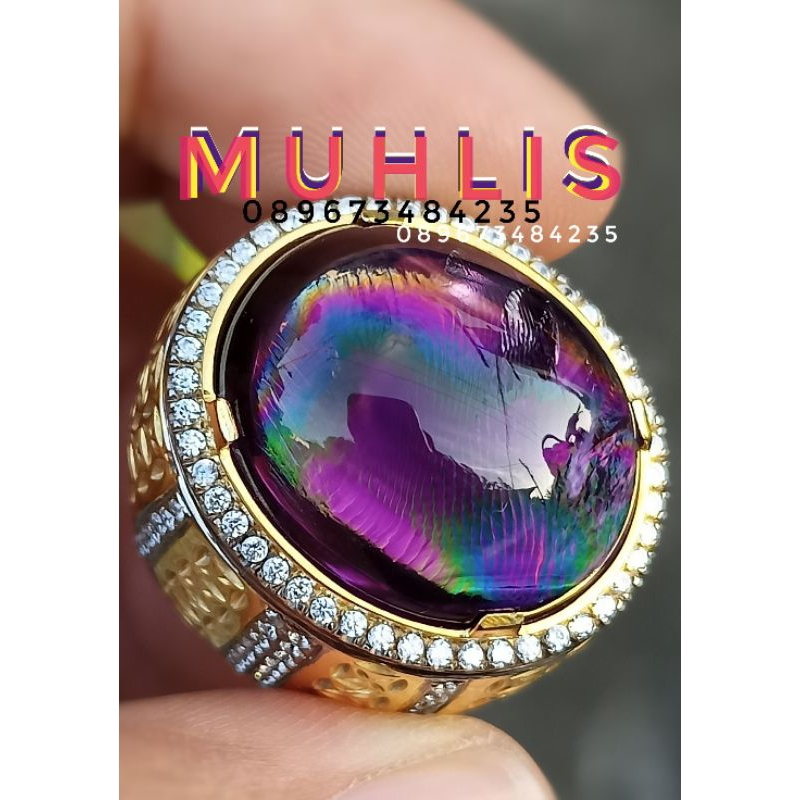 kecubung ungu pelangi